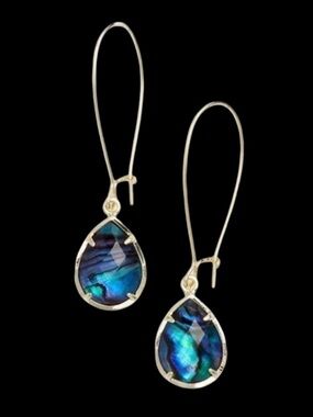 Kendra Scott Dee Gold Earrings in Abalone